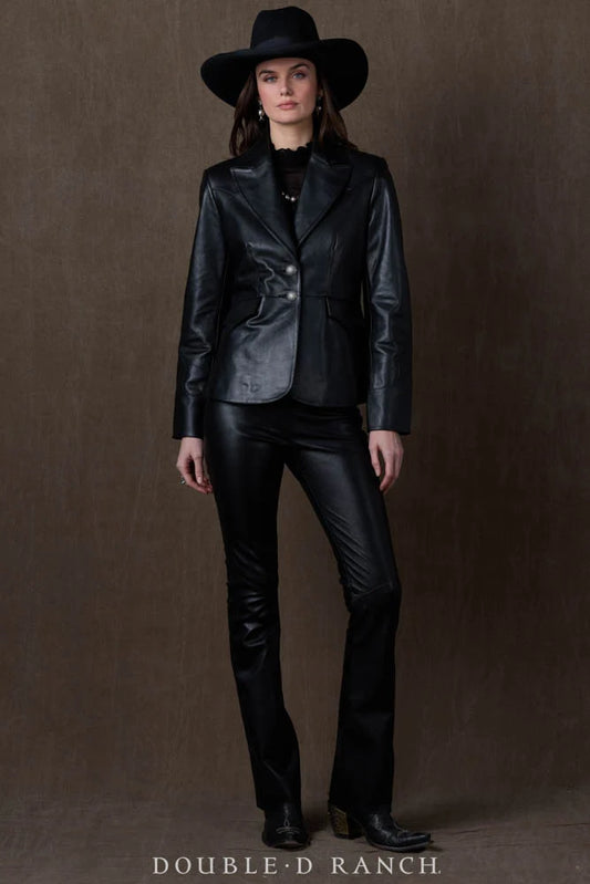 Bandit Blazer Jacket in Black by Double D Ranch