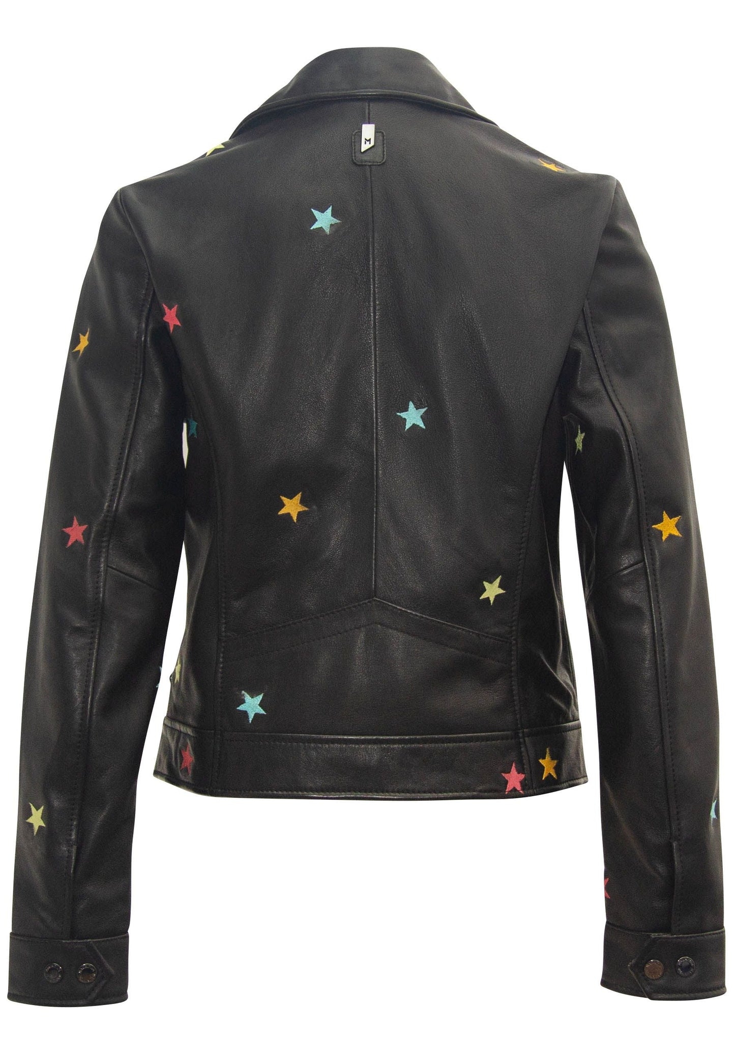 Nanca RF Leather Jacket, Black