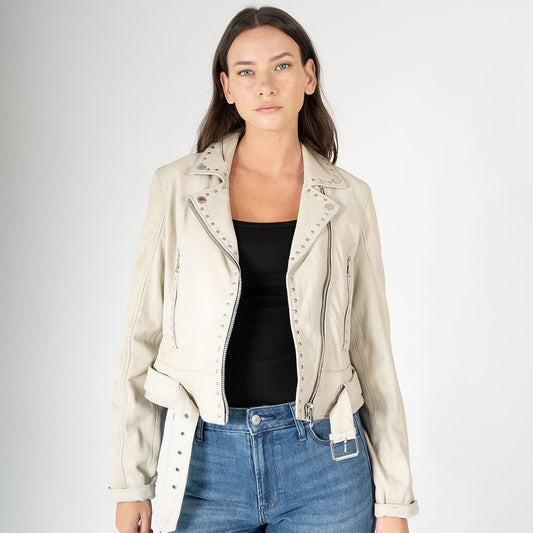 Maryn RF Leather Jacket