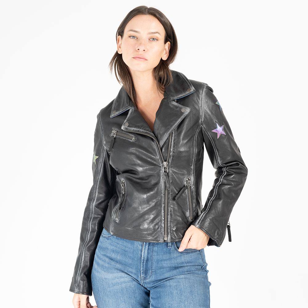 Candy RF Leather Jacket
