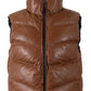 Ellen OS Leather Vest - Reversible