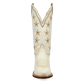 Serenade Wide Calf Leather Boot in White by Laredo