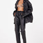 Yori BF Leather Jacket, Black