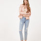 Jennet CF Leather Jacket, Rose