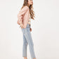 Jennet CF Leather Jacket, Rose
