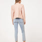 Jennet CF Leather Jacket, Rose