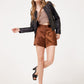 Rubie RF Leather Jacket, Black