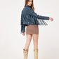 Zoe RF Leather Jacket