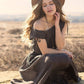 Women's Gia Dress in Charcoal by Joyfolie