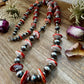 NFR Collection Necklace – Graduated Spiny Oyster & Sterling Silver Pearls 45"