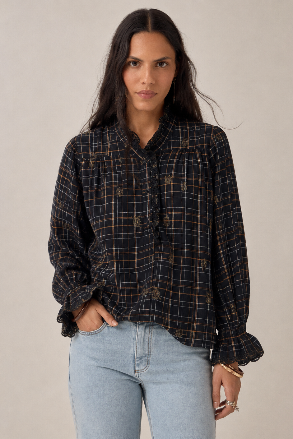 Vesoul-Coco Blouse by Maison Hotel