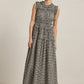 Smocked Gingham Maxi Dress