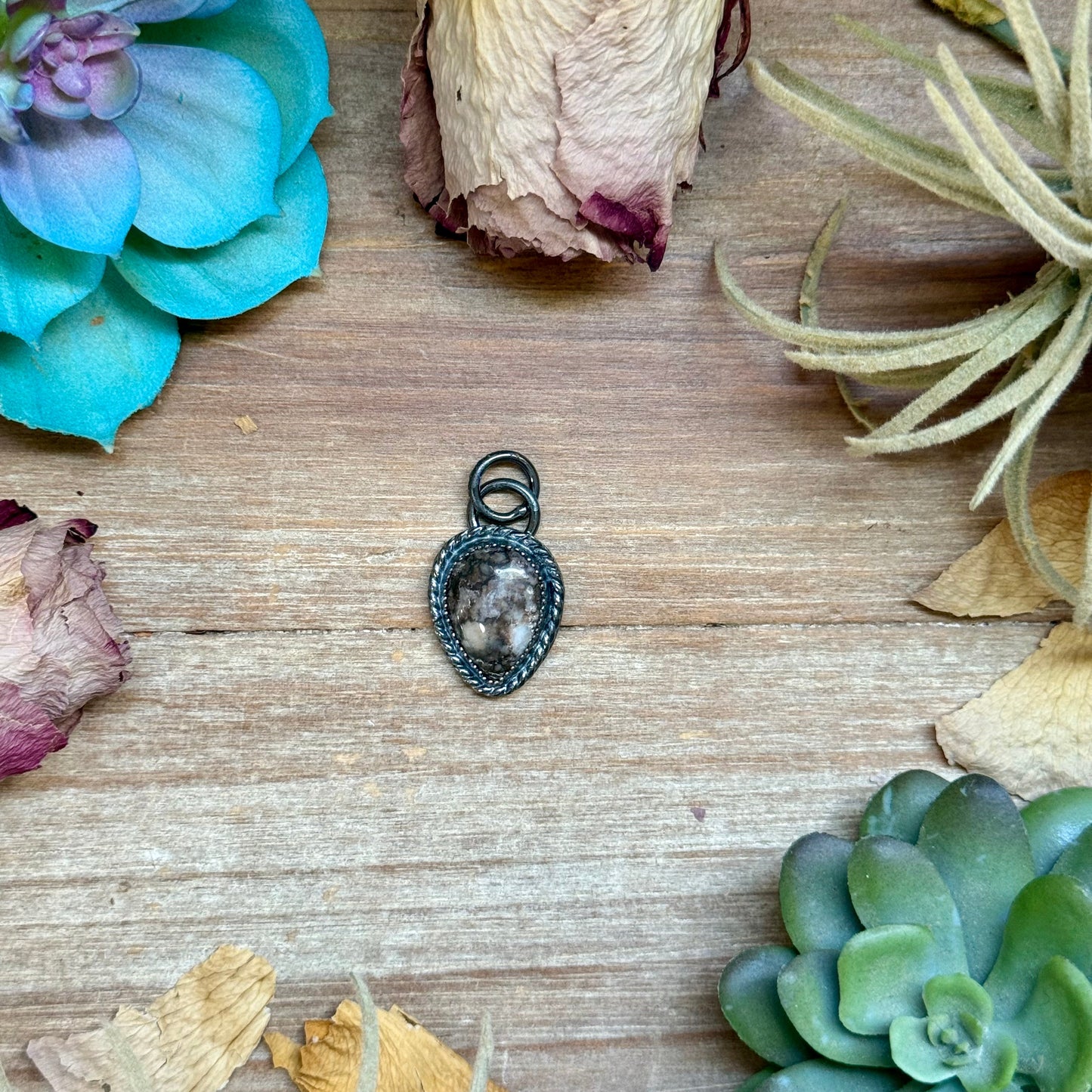 FREE Sterling Silver Necklace + MJ Wild Horse Matrix Charm