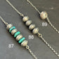 88 - Sterling Silver Mercury Dime Bar Necklace by Jason Ogg