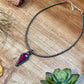 FREE Sterling Silver Pearl Necklace + MJ Purple Spiny Oyster Pendant