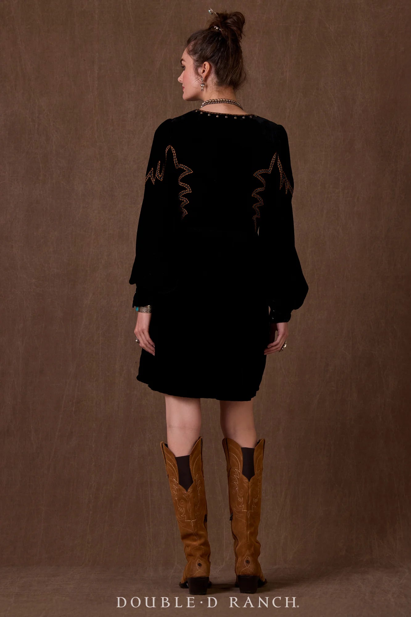 Clarissa Dress in Black by Double D Ranch