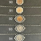 91 - Sterling Silver Indian Head Penny Hand-Filed Frame Fixed Chain Necklace by Jason Ogg