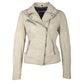 Sofia RF Leather Jacket, Off White