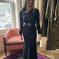 Dahlia Dress in Washed Black by Folk Saint