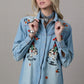 Midnight Ride Denim Top by Double D Ranch