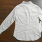 Rebel Shirt 02 - Back view of white denim shirt