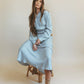 Dahlia Dress in Hazy Blue by Folk Saint
