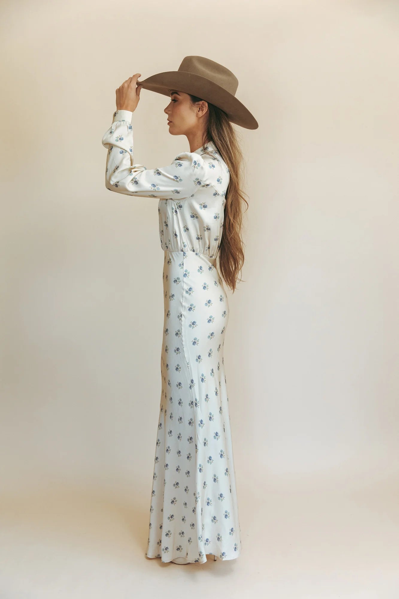 Dahlia Dress in Kindred Floral by Folk Saint