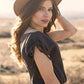 Women's Gia Dress in Charcoal by Joyfolie