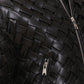 Woven Faux-Ever Leather™ Bomber Jacket - Black