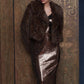 Leopard Faux Fur Cropped Coat