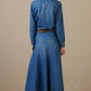 Indigo Trail denim dress from Romance Rustlers Reshoot