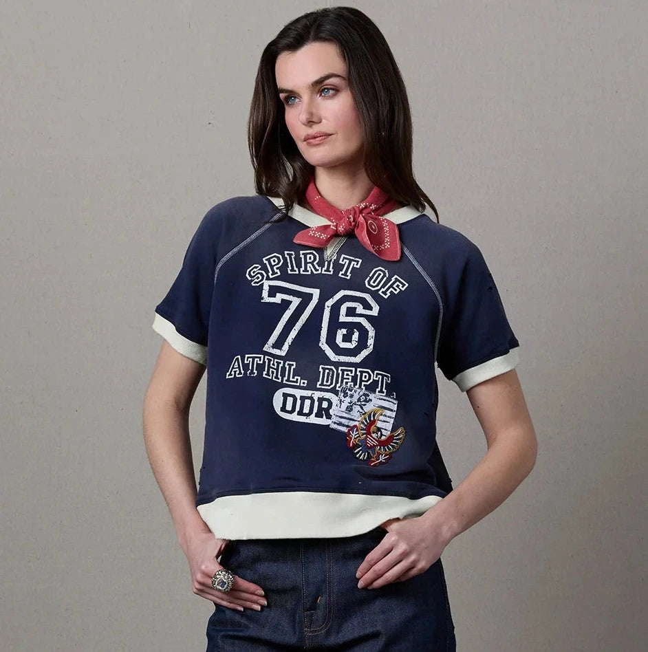 Spirit of '76 Short Sleeve Sweatshirt by Double D Ranch