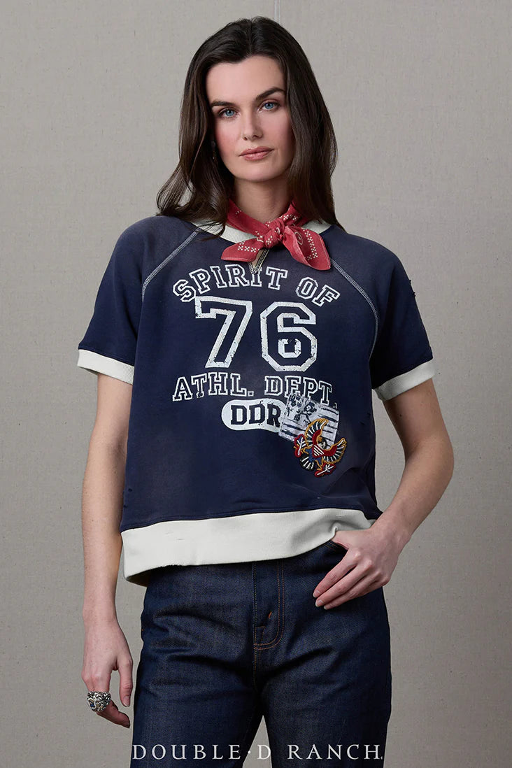 Spirit of '76 Short Sleeve Sweatshirt by Double D Ranch
