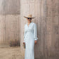 Dahlia Dress in Hazy Blue by Folk Saint