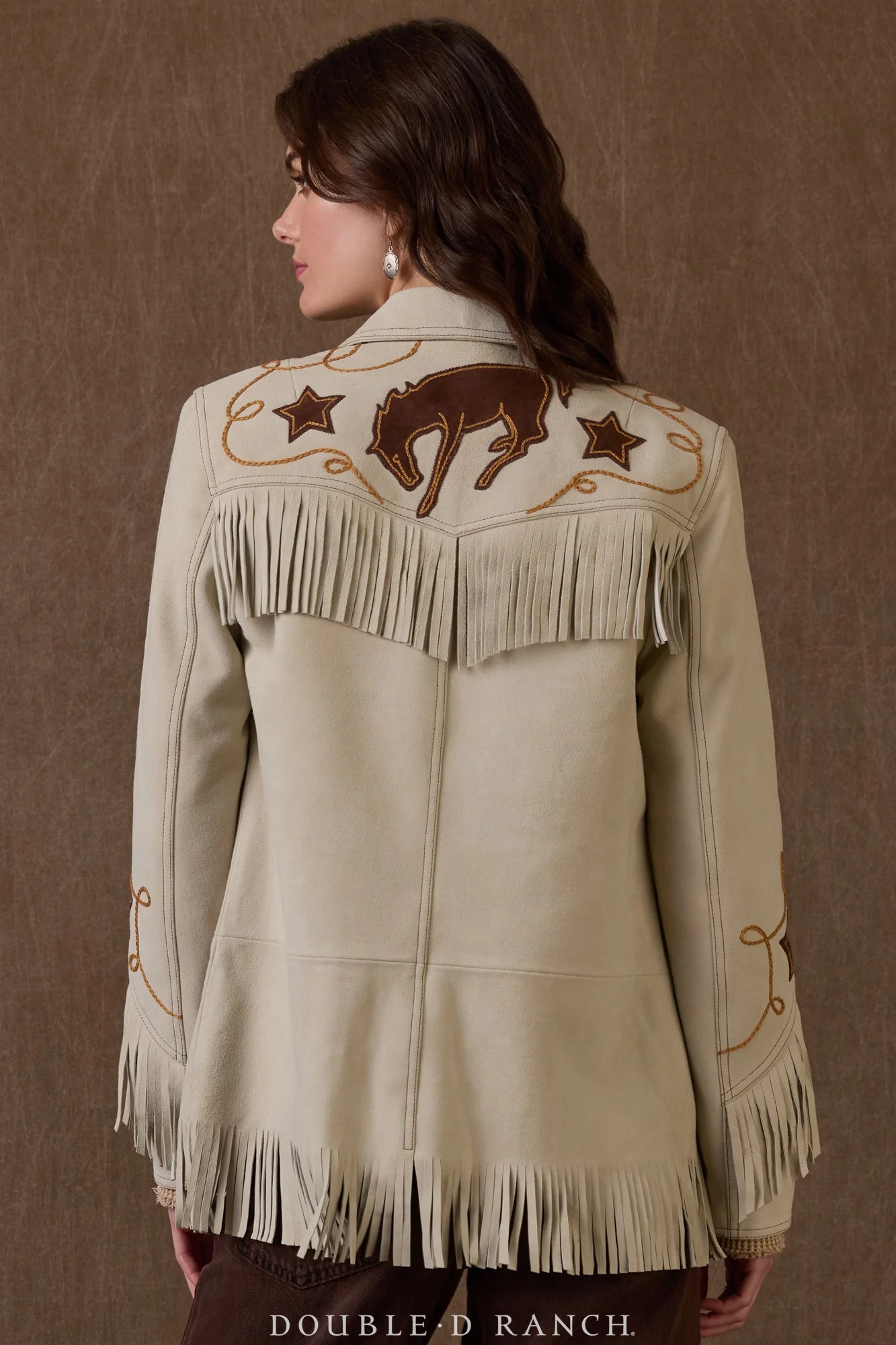Jimmy Jack Jacket with fringe and horse detail