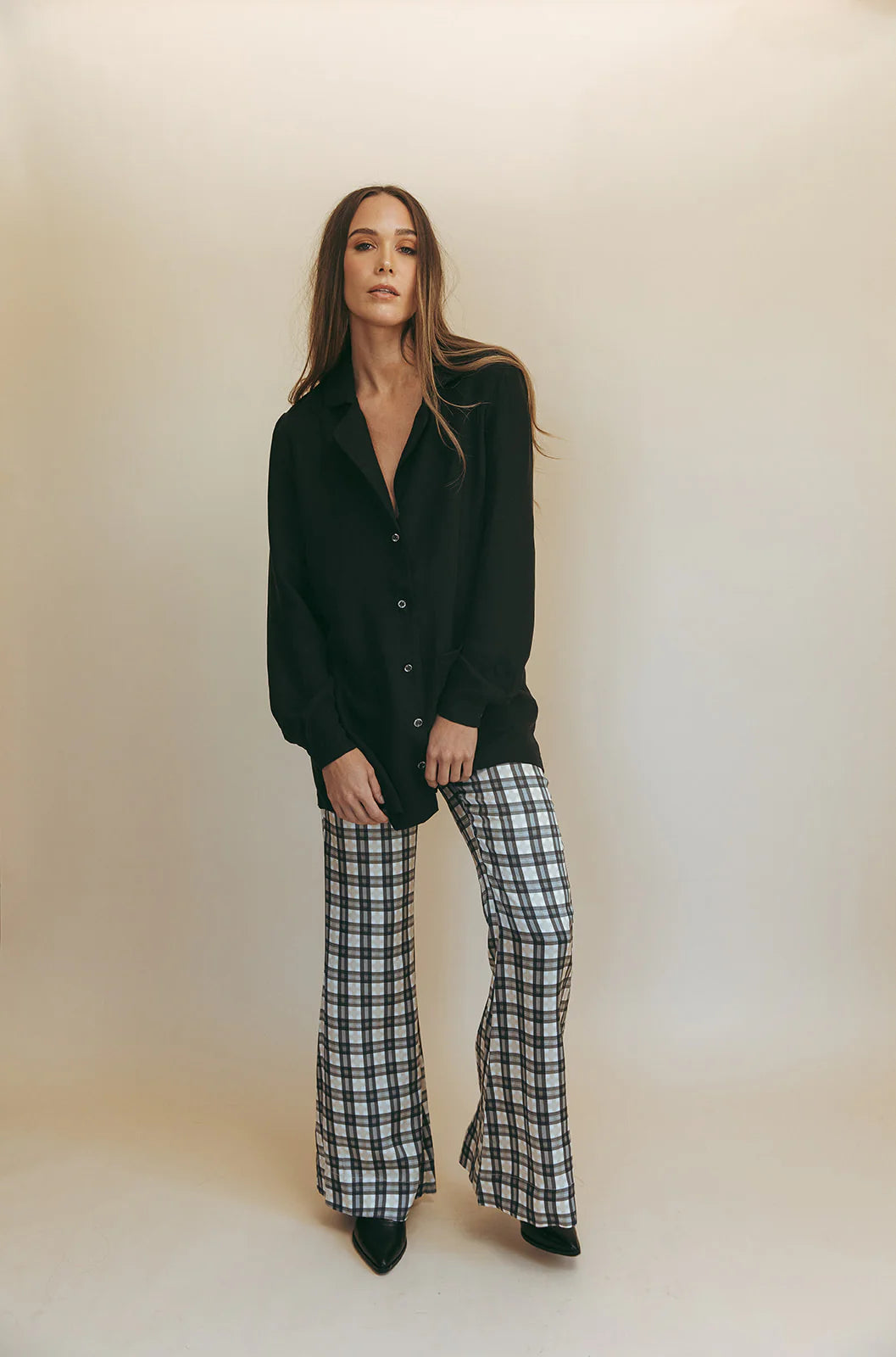 Bridget Bells in Retro Plaid by Folk Saint