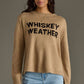 Tan Whiskey Weather Sweater