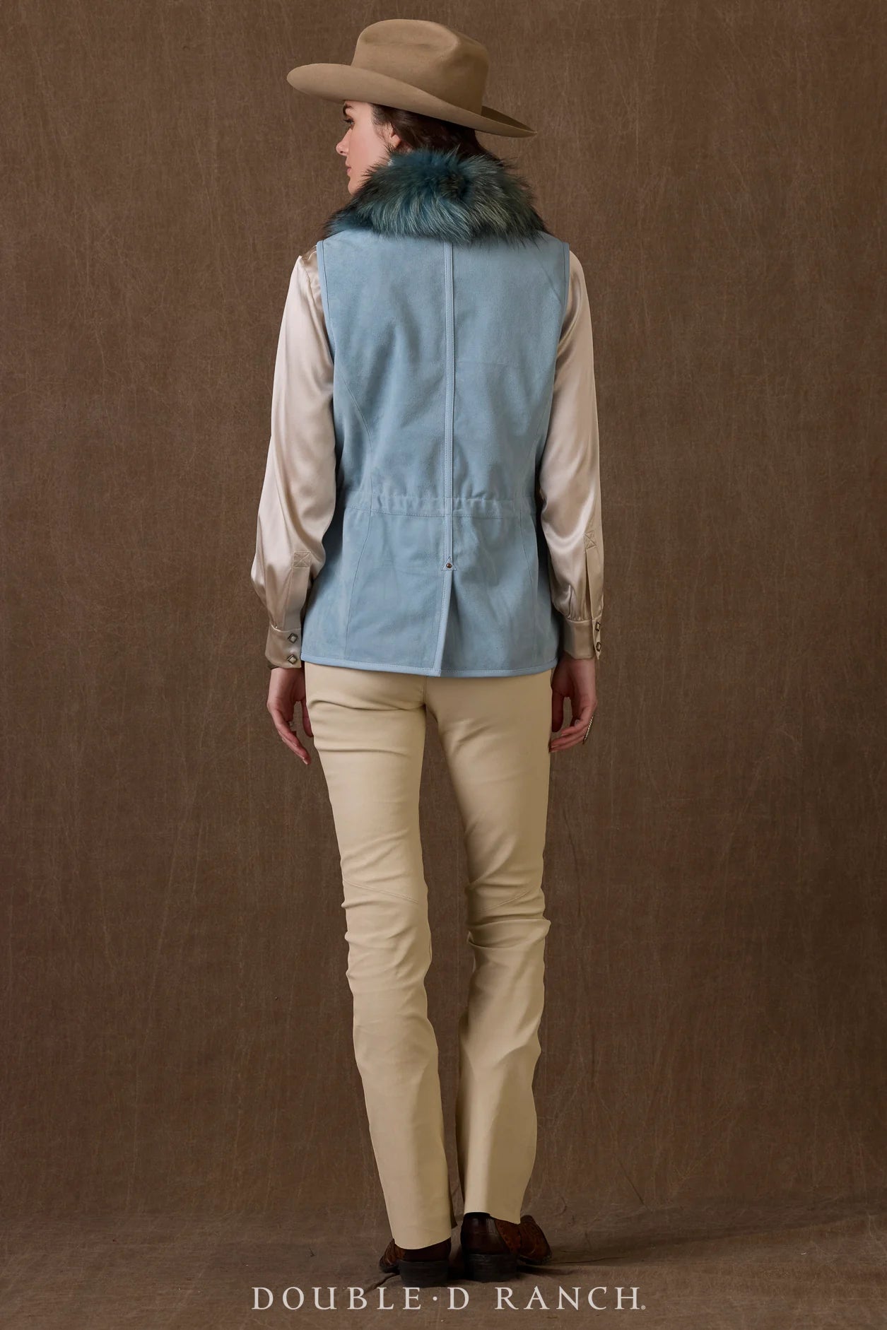 Hondo Vest in Wash House Blue by Double D Ranch