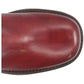 Red leather boot toe