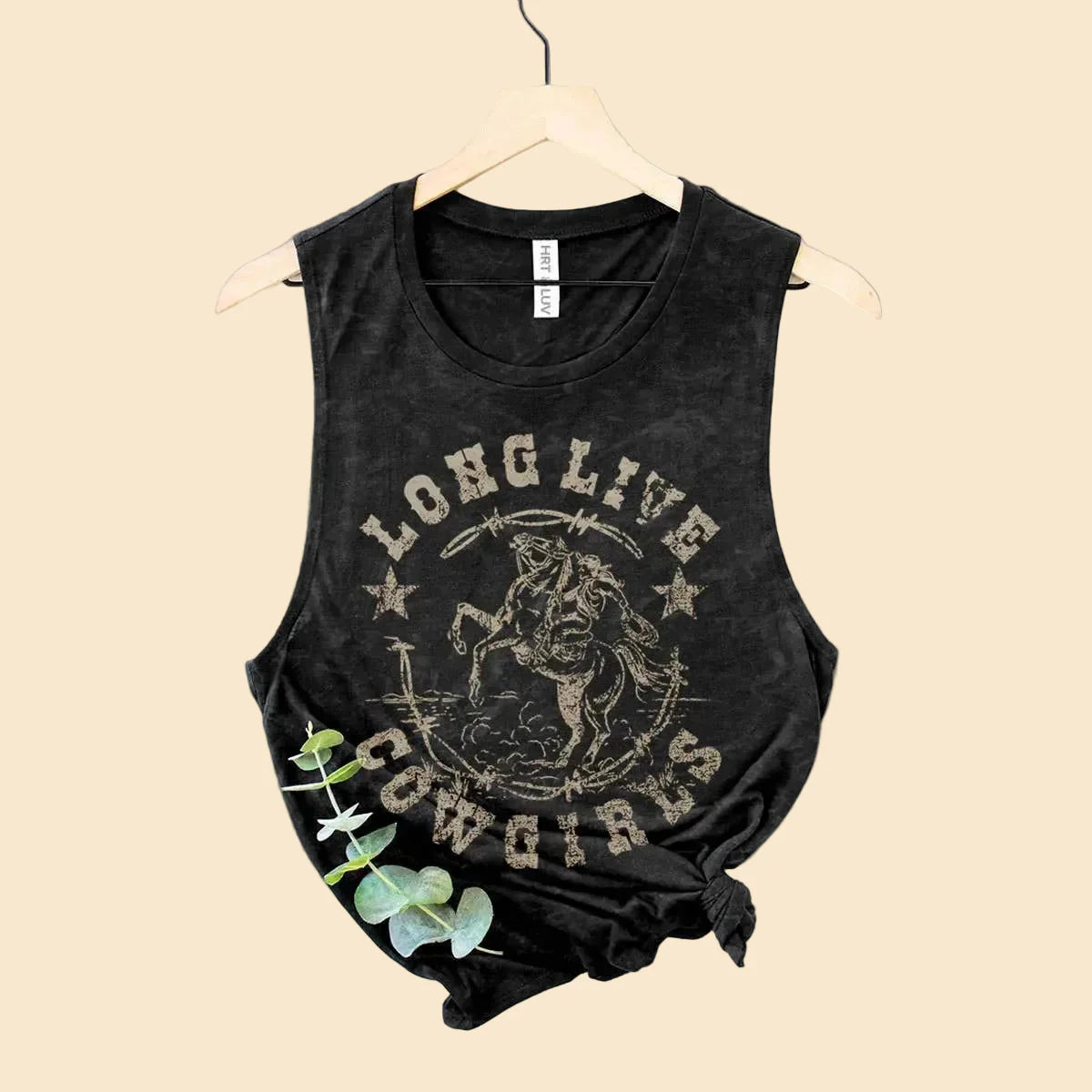 Long Live Cowgirls Mineral Graphic Tank Top