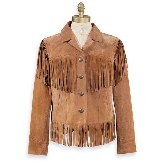Madison Suede Fringe Western Style Jacket