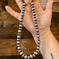 14 inch 10 mm and 10 mm Sterling Silver Pearls choker necklace