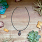 FREE Sterling Silver Necklace + MJ Brown Wild Horse Teardrop Charm