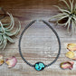 Turquoise beaded necklace, 75035D22-8EDF-4302-9661-BA6F2E3337BF