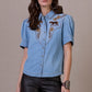 Little Blues Pony Top by Double D Ranch