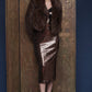 Leopard Faux Fur Cropped Coat