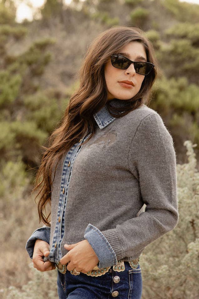 Mustang Molly Snap Cardigan by Rodeo Quincy