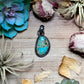 MJ Freeform Turquoise Pendant – Sterling Silver