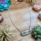 102 - Sterling Silver Ribbon Easter Blue Turquoise Bar Necklace by Jason Ogg