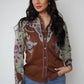 H Bar C San Antonio Women's Shirt in Brown